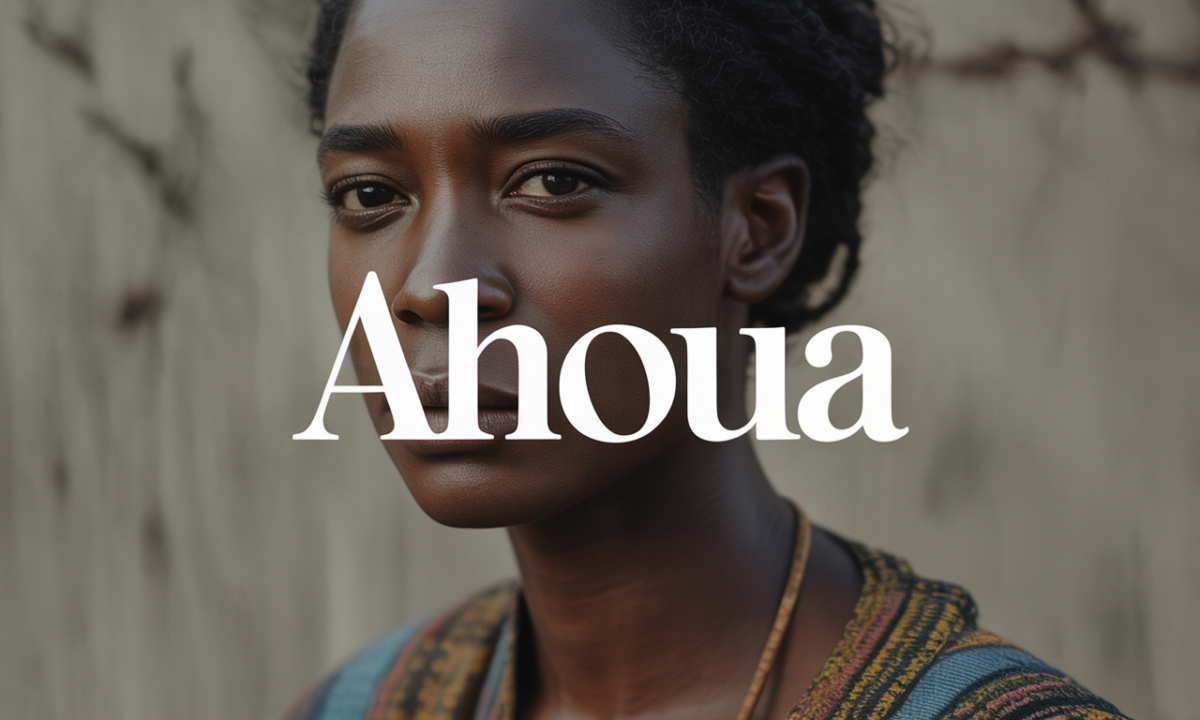 Illustration symbolique liée à l’origine du prénom Ahoua