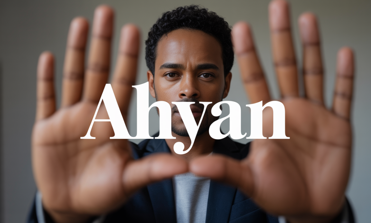 Illustration symbolique liée à l’origine du prénom Ahyan
