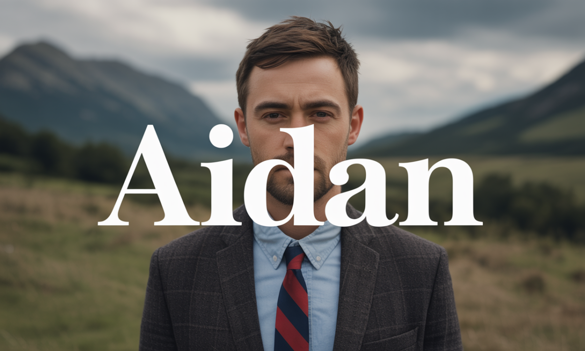 Illustration symbolique liée à l’origine du prénom Aidan