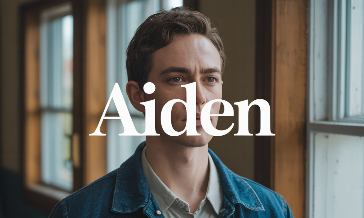 Illustration symbolique liée à l’origine du prénom Aiden