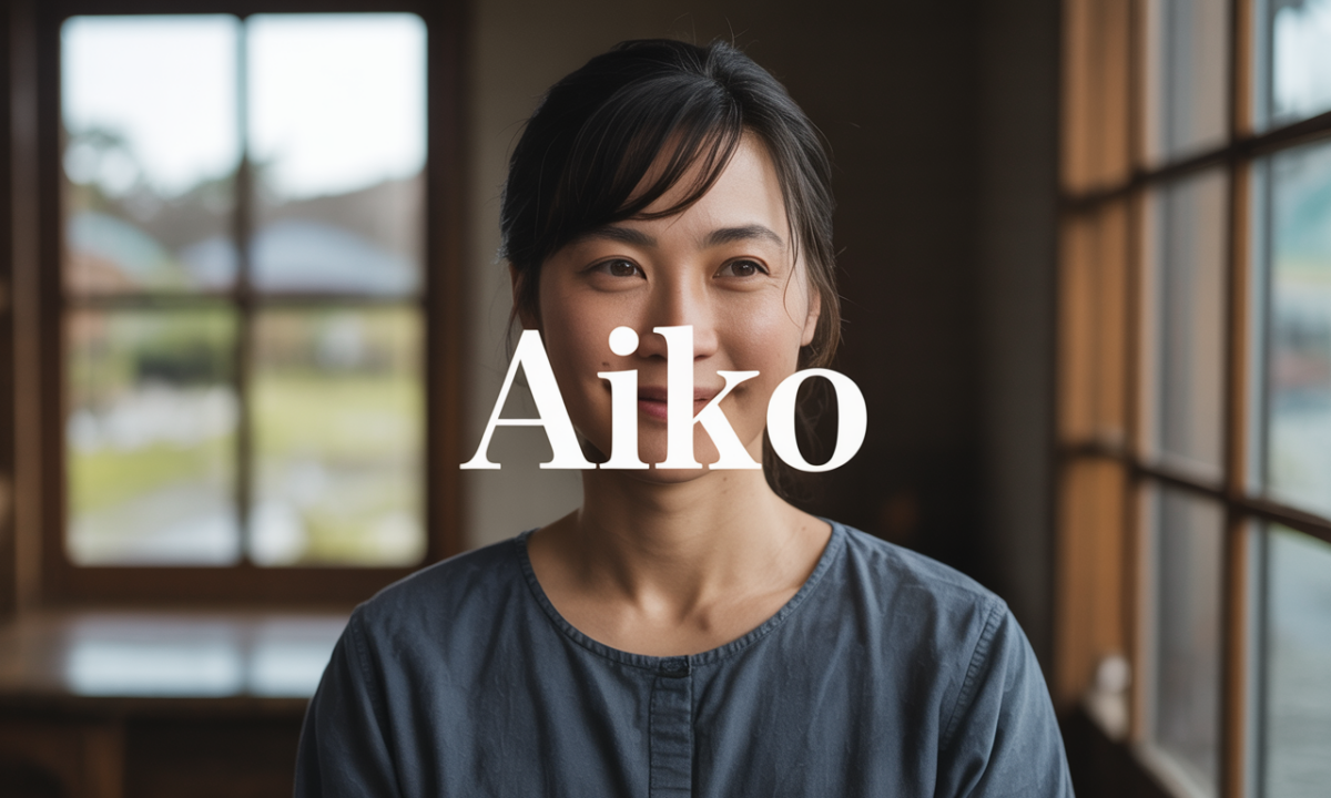 Illustration symbolique liée à l’origine du prénom Aiko
