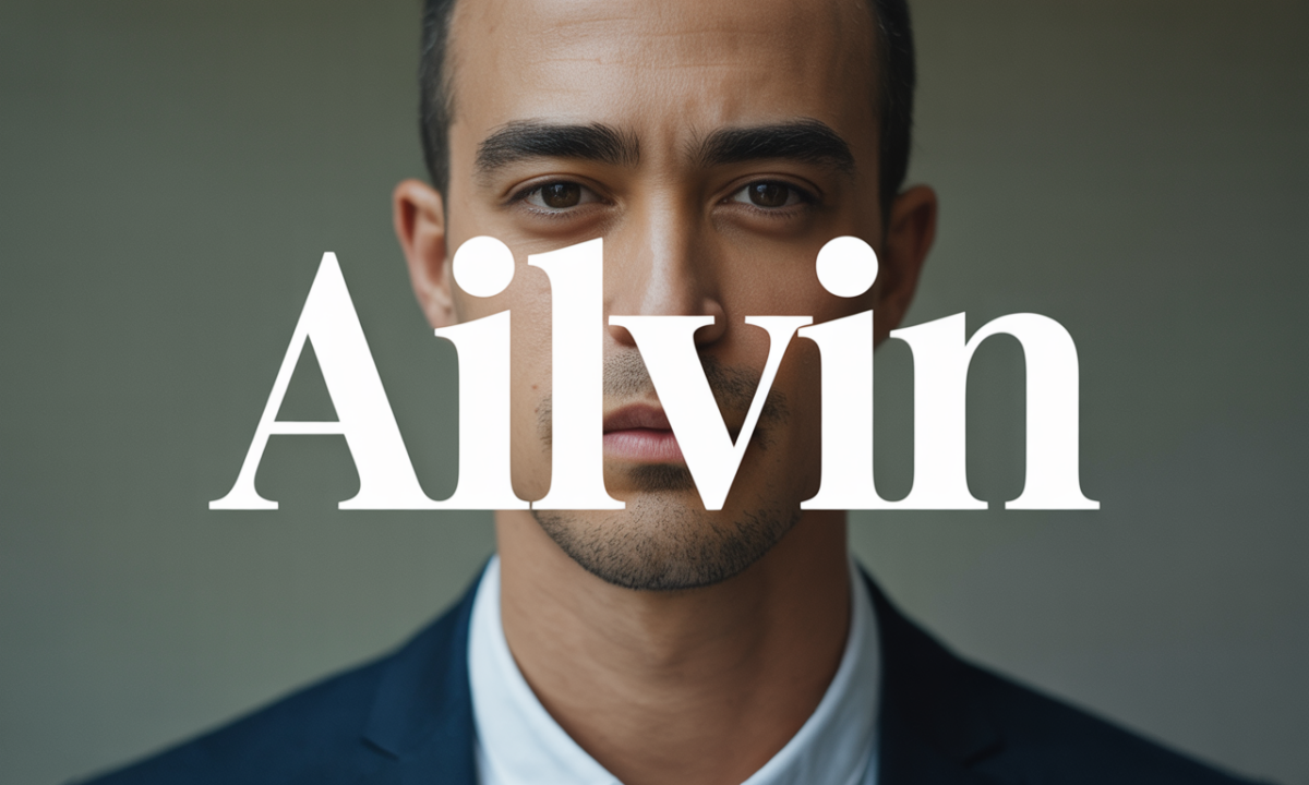 Illustration symbolique liée à l’origine du prénom Ailvin