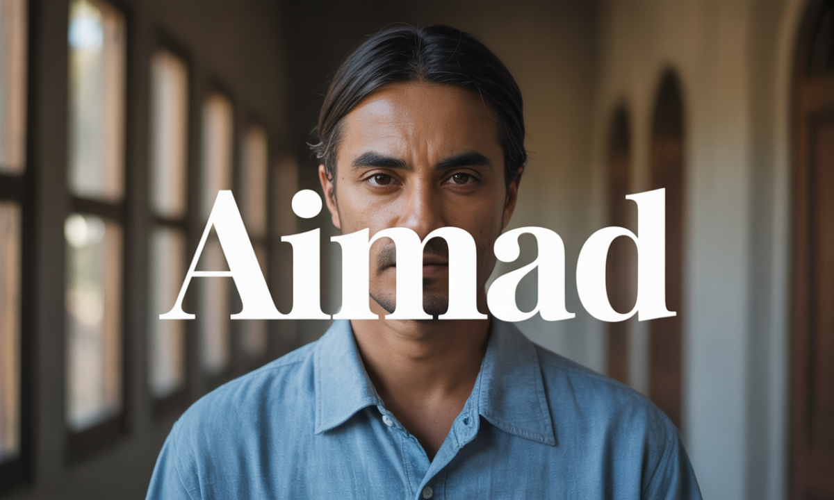 Illustration symbolique liée à l’origine du prénom Aimad