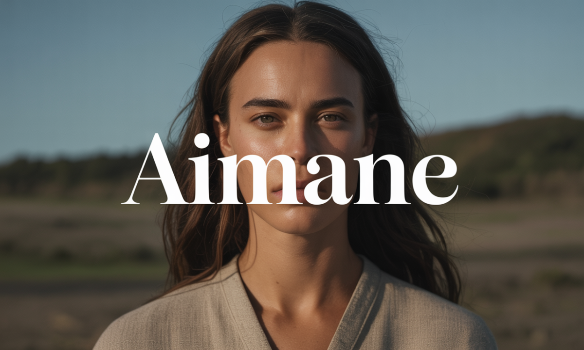 Illustration symbolique liée à l’origine du prénom Aimane