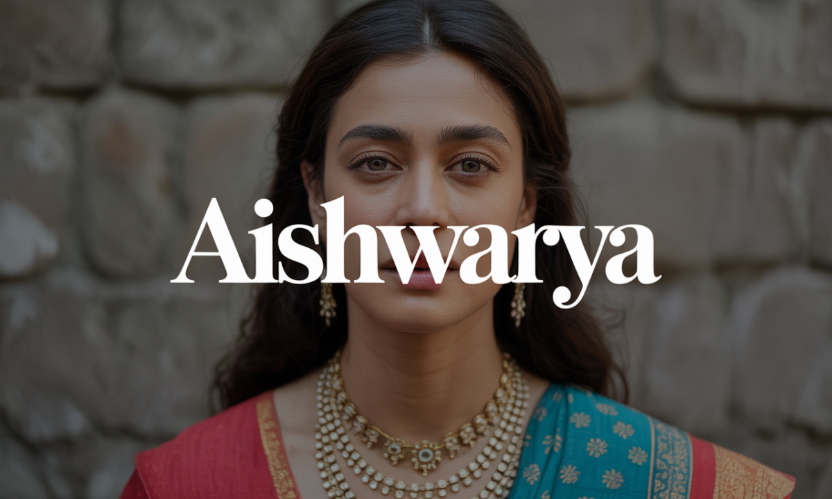 Illustration symbolique liée à l’origine du prénom Aishwarya