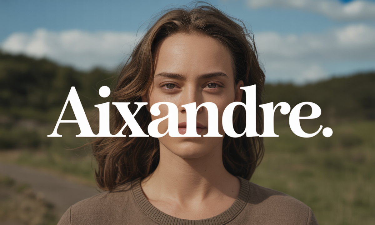 Illustration symbolique liée à l’origine du prénom Aixandre