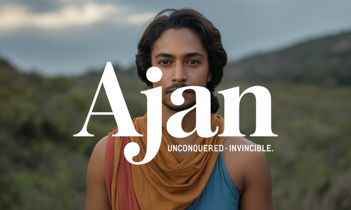 Illustration symbolique liée à l’origine du prénom Ajan