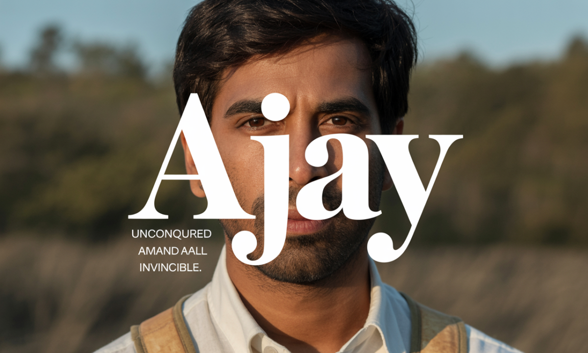 Illustration symbolique liée à l’origine du prénom Ajay