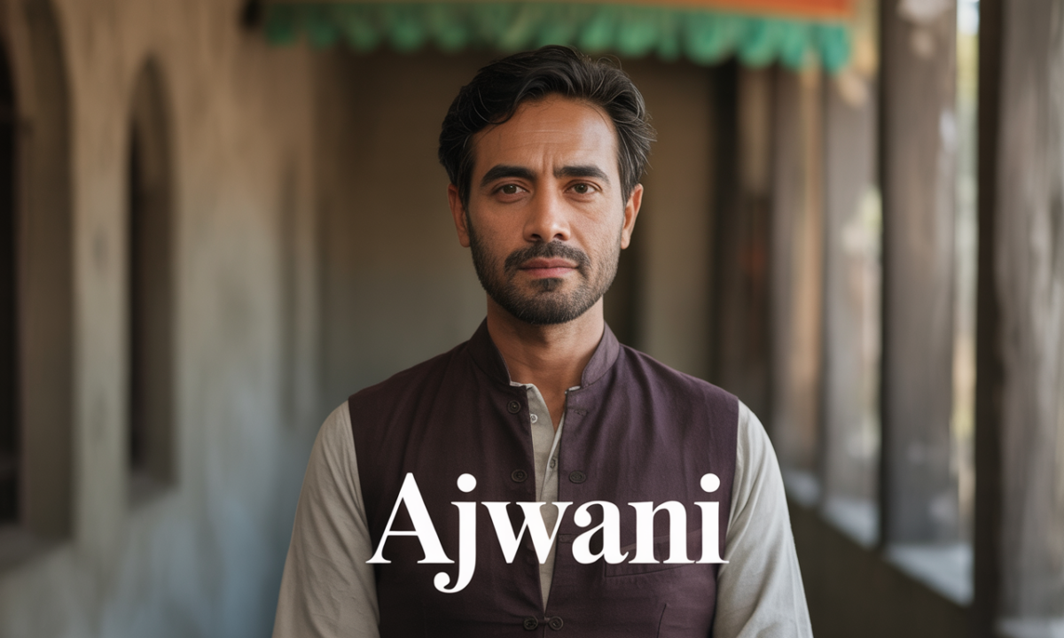 Ilustração relacionada com a origem e a história do sobrenome Ajwani