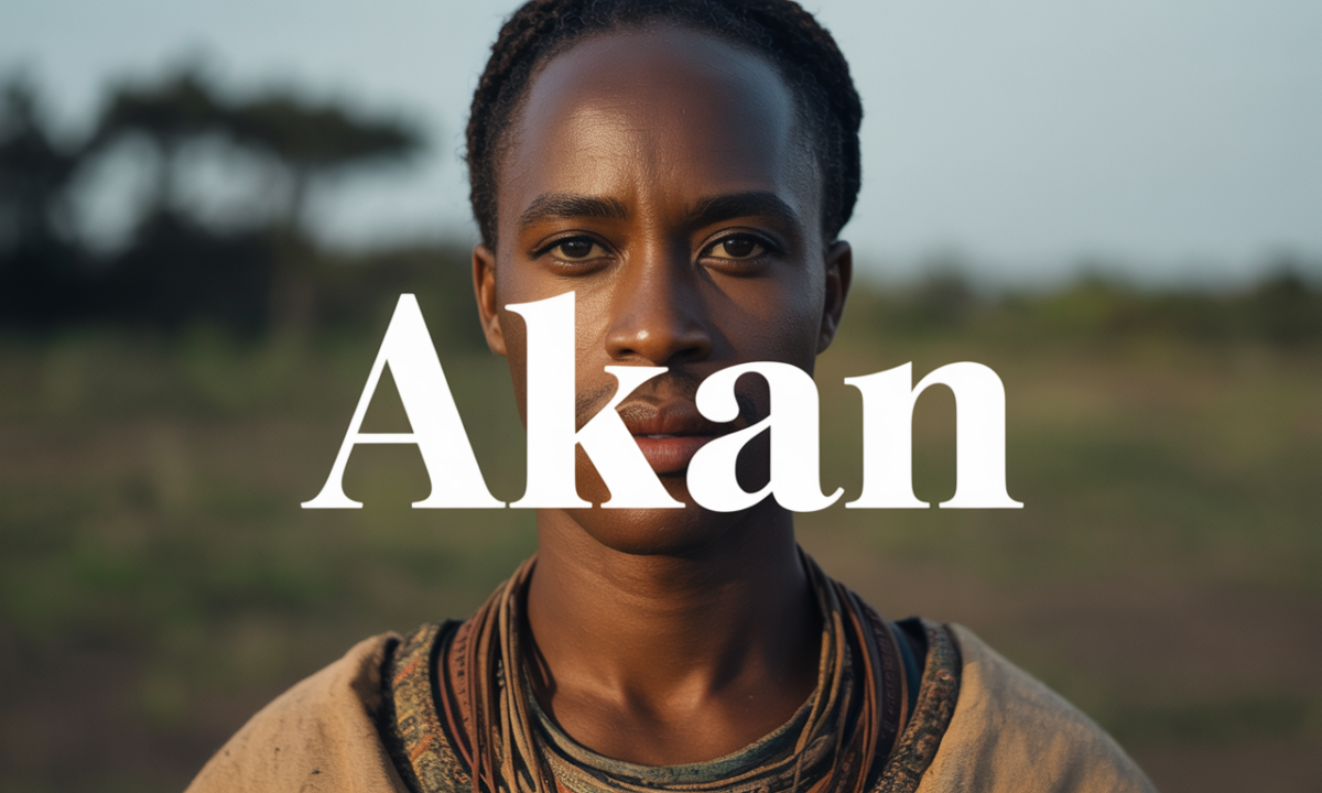 Illustration symbolique liée à l’origine du prénom Akan