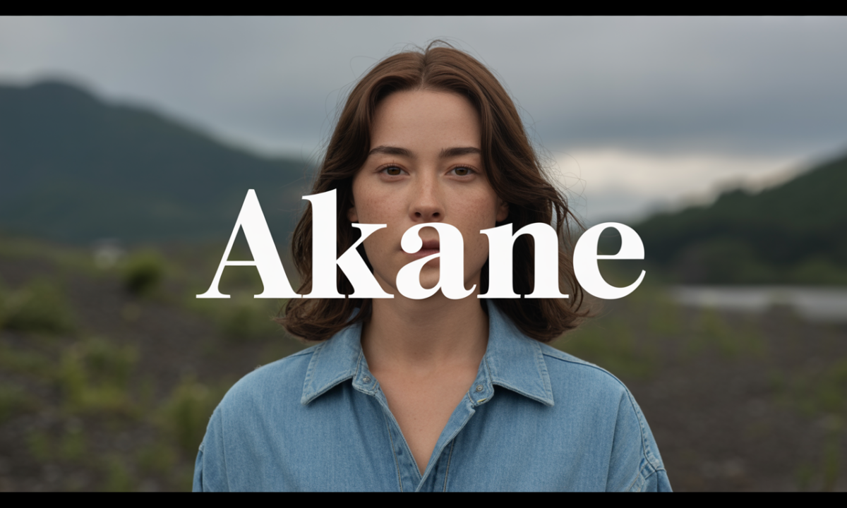 Illustration symbolique liée à l’origine du prénom Akane