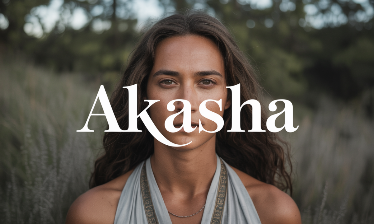 Illustration symbolique liée à l’origine du prénom Akasha