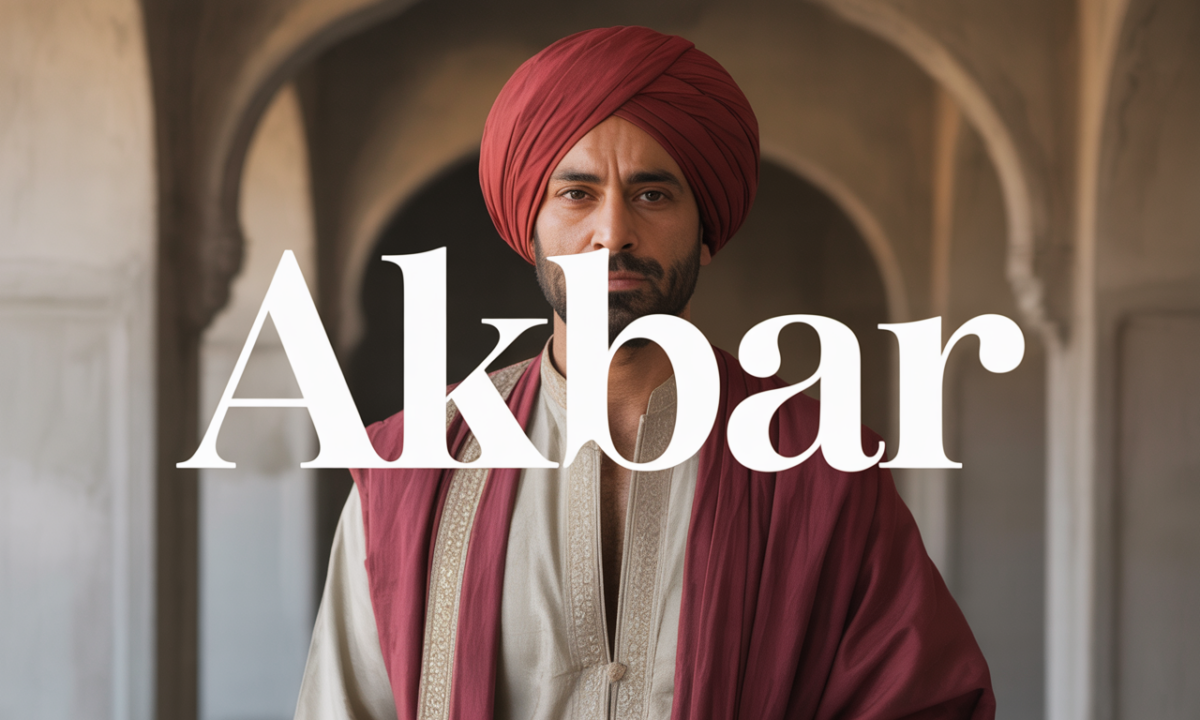 Illustration symbolique liée à l’origine du prénom Akbar