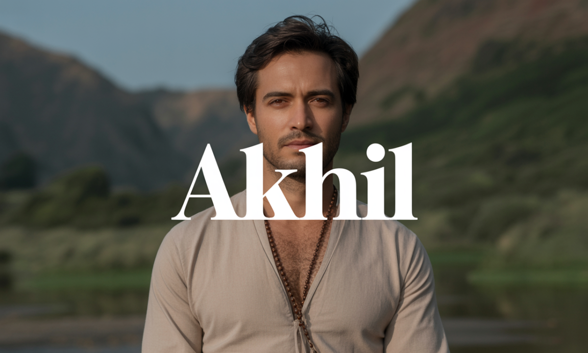 Illustration de Akhil, Prénoms