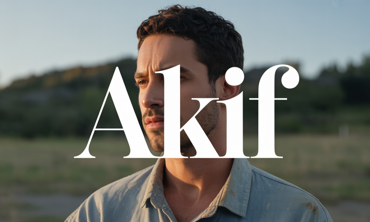 Illustration symbolique liée à l’origine du prénom Akif