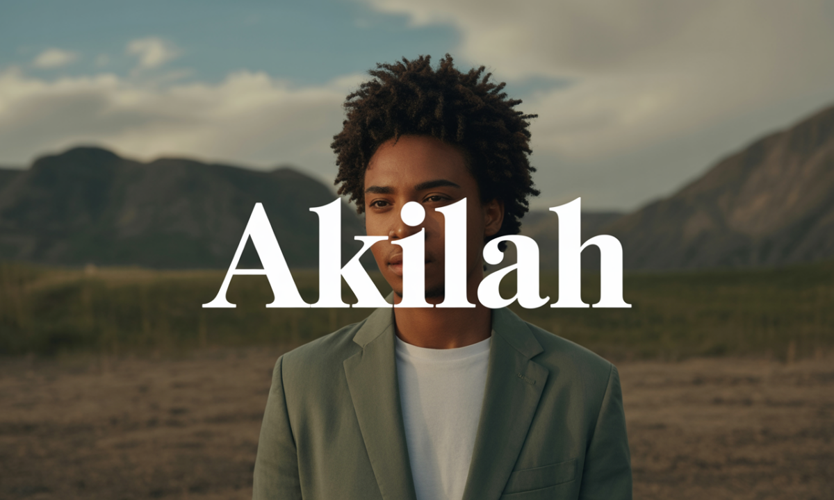 Illustration symbolique liée à l’origine du prénom Akilah