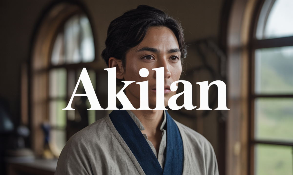 Illustration symbolique liée à l’origine du prénom Akilan