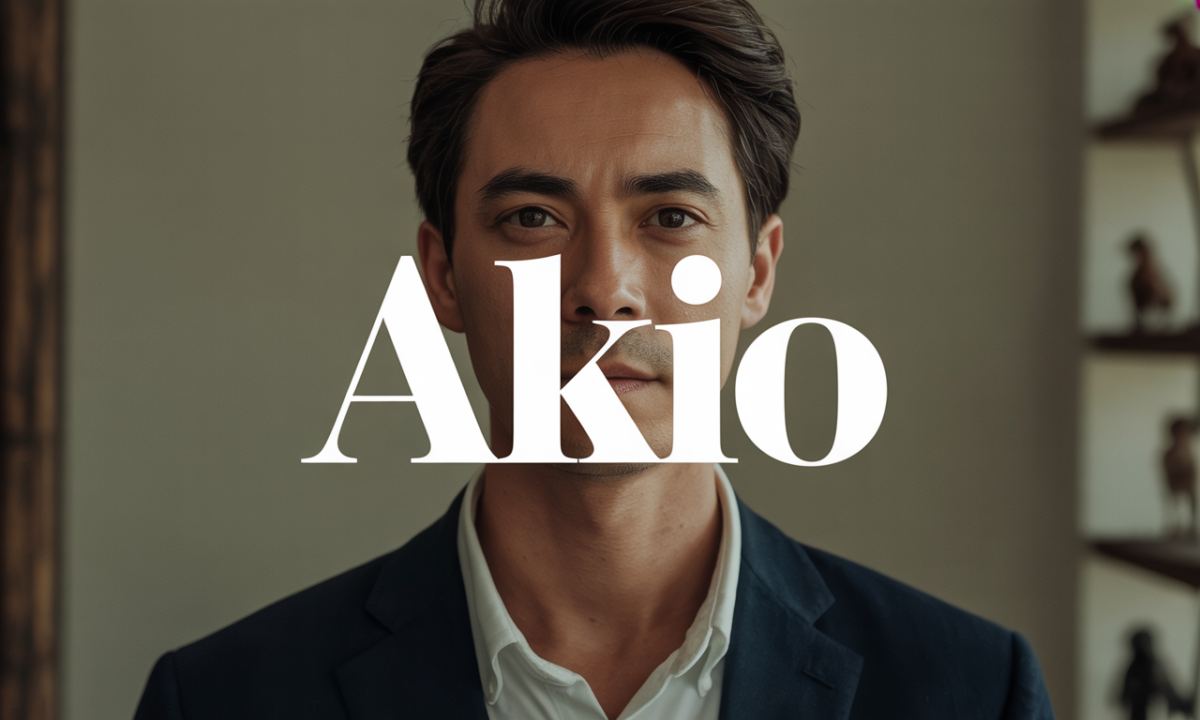 Illustration de Akio, Prénoms