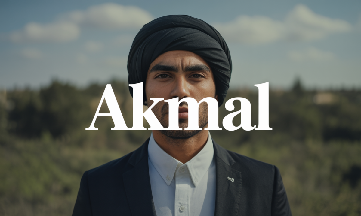 Illustration symbolique liée à l’origine du prénom Akmal