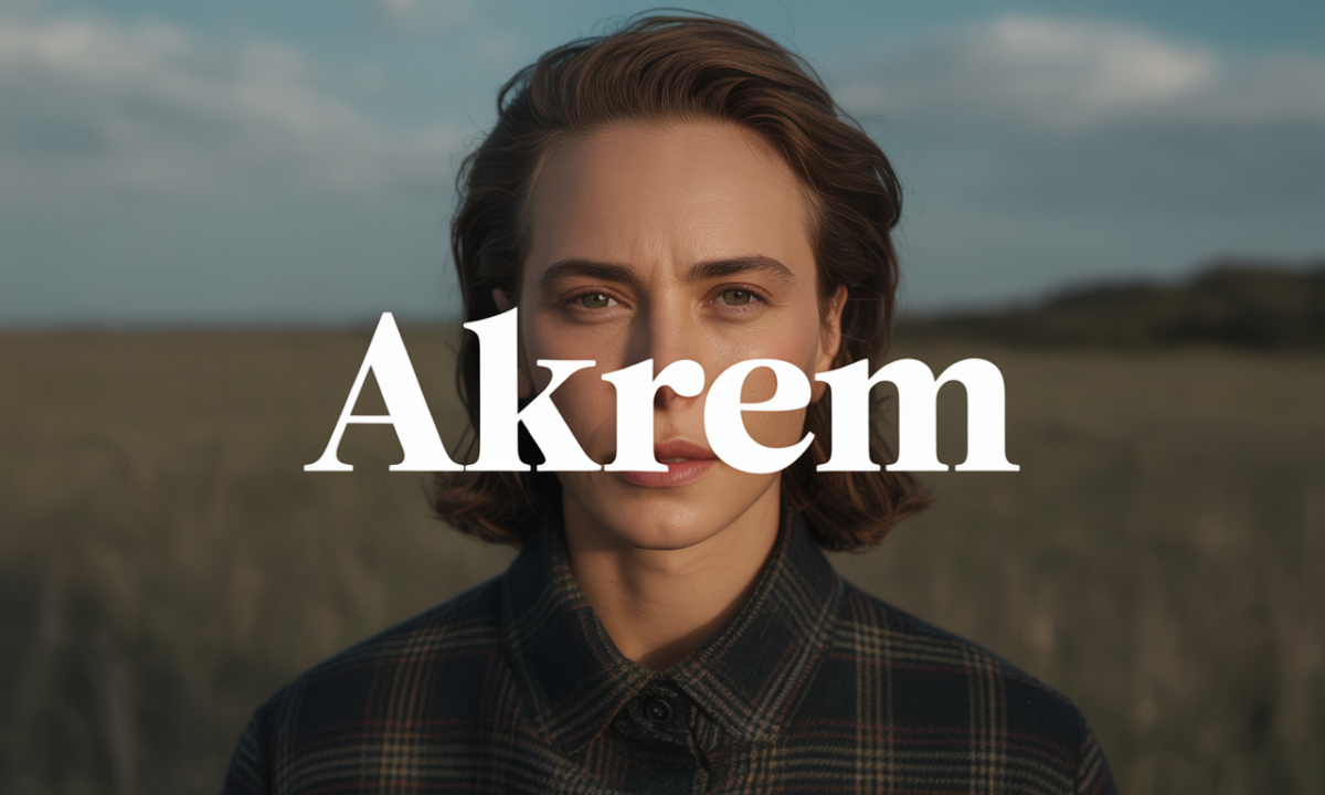 Illustration symbolique liée à l’origine du prénom Akrem