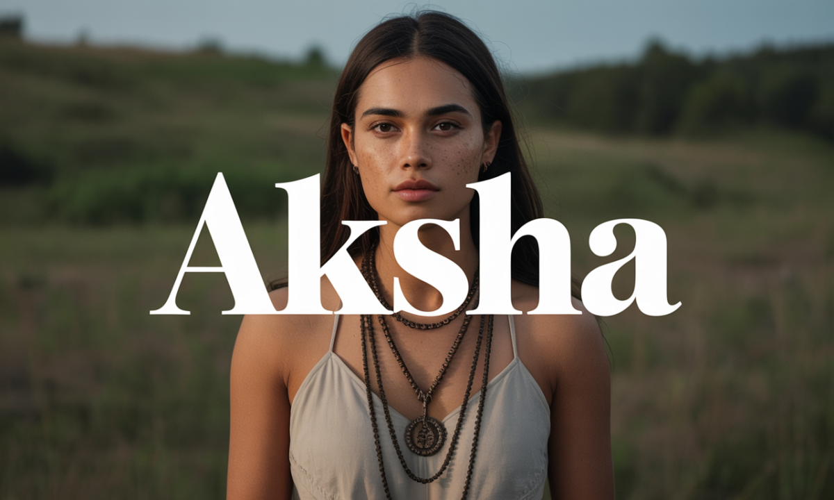Illustration symbolique liée à l’origine du prénom Aksha