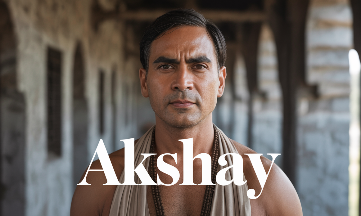 Illustration symbolique liée à l’origine du prénom Akshay