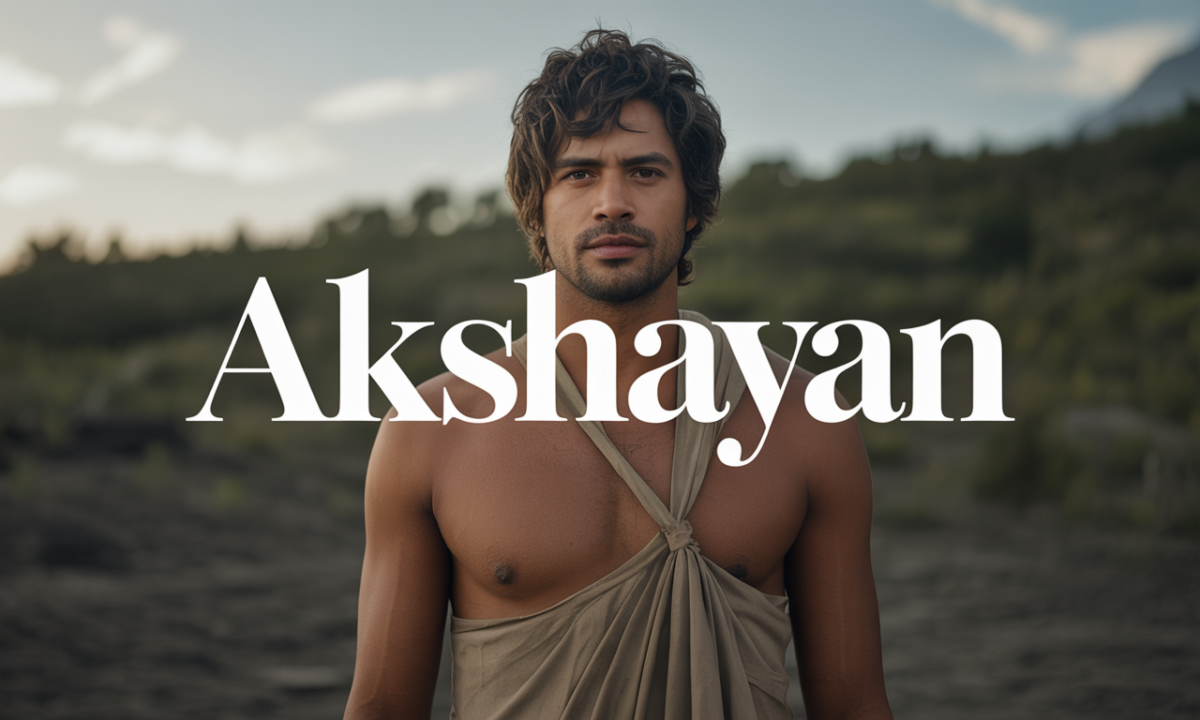 Illustration symbolique liée à l’origine du prénom Akshayan