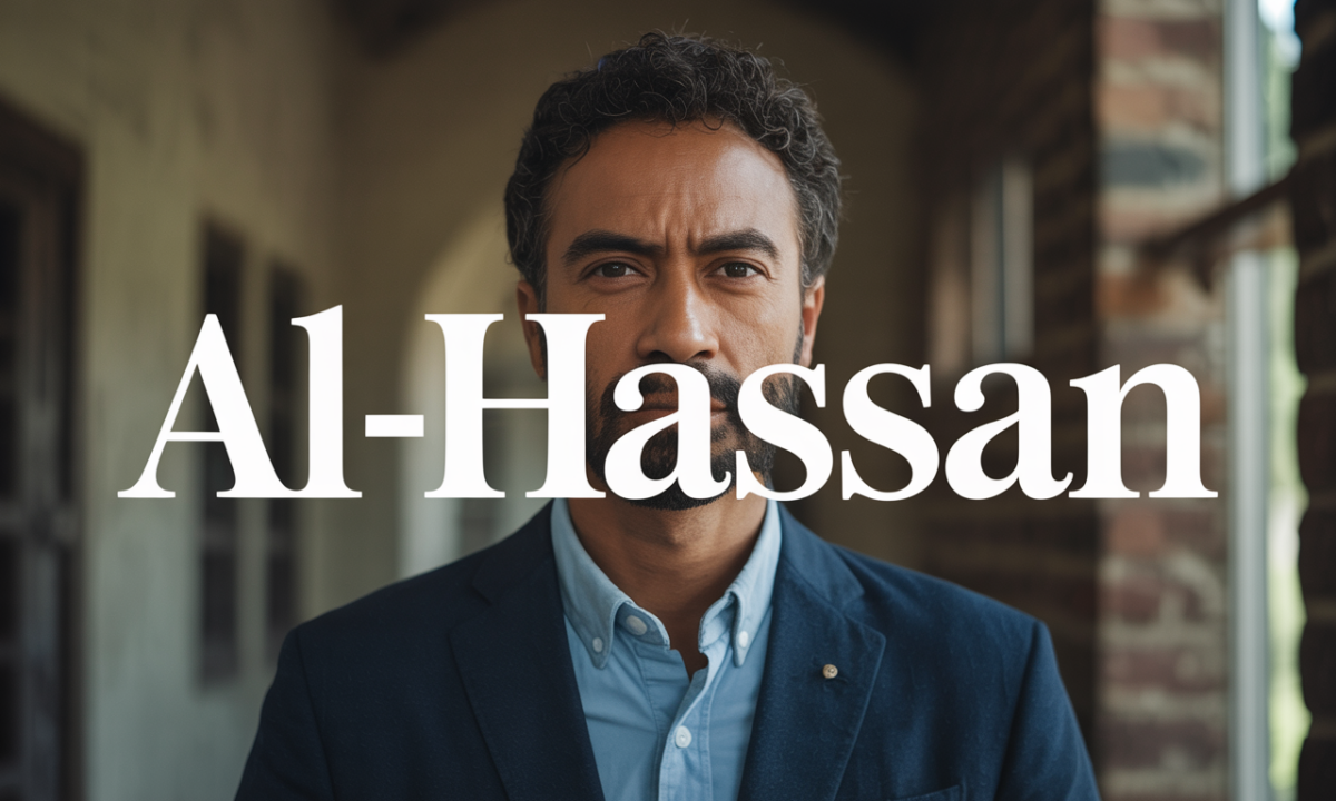 Illustration symbolique liée à l’origine du prénom Al-hassan