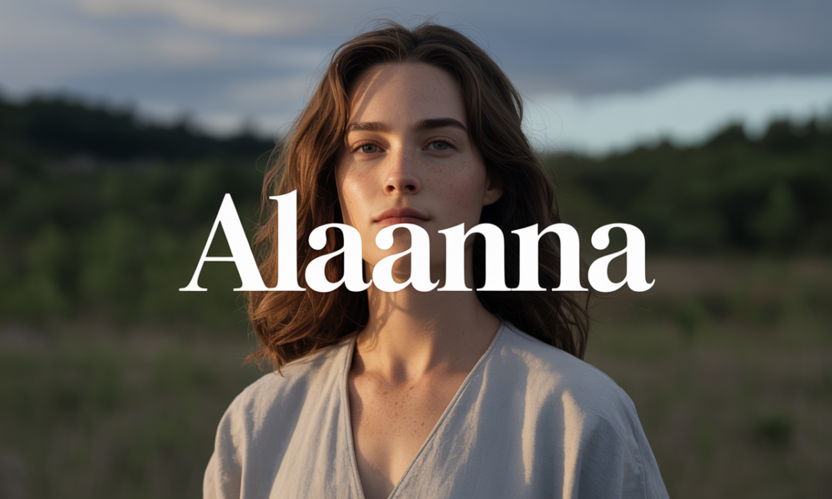 Illustration symbolique liée à l’origine du prénom Alaanna