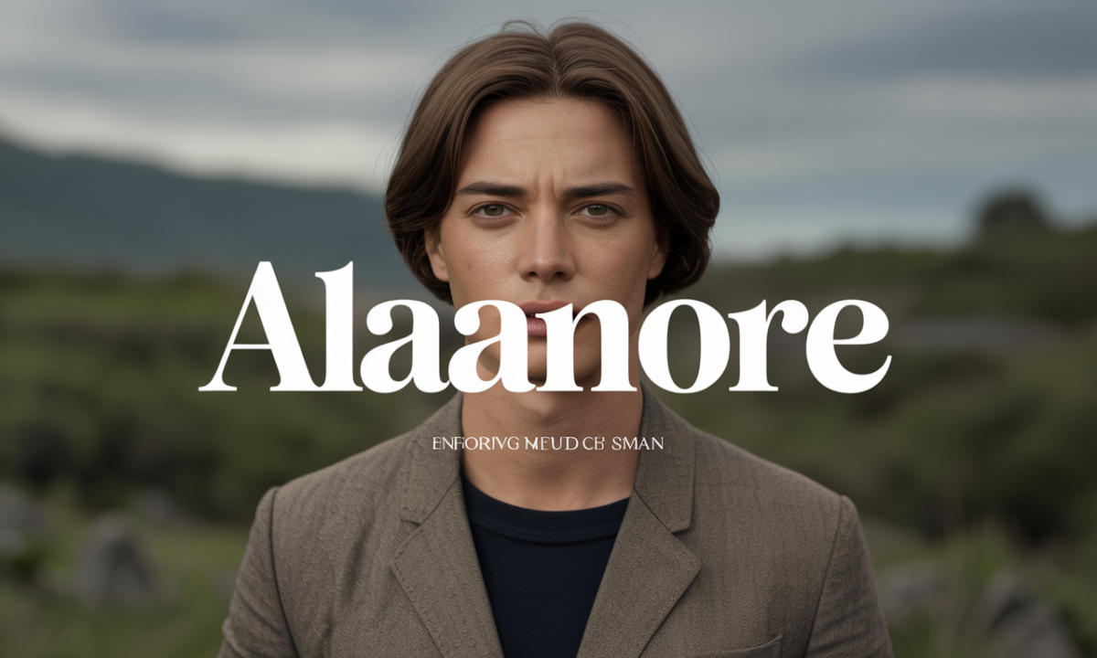 Illustration symbolique liée à l’origine du prénom Alaanore