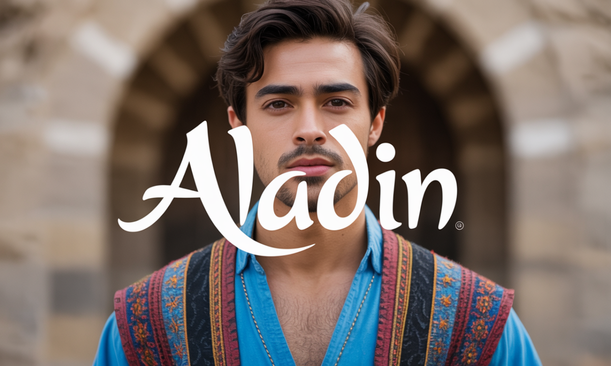 Illustration symbolique liée à l’origine du prénom Aladdin