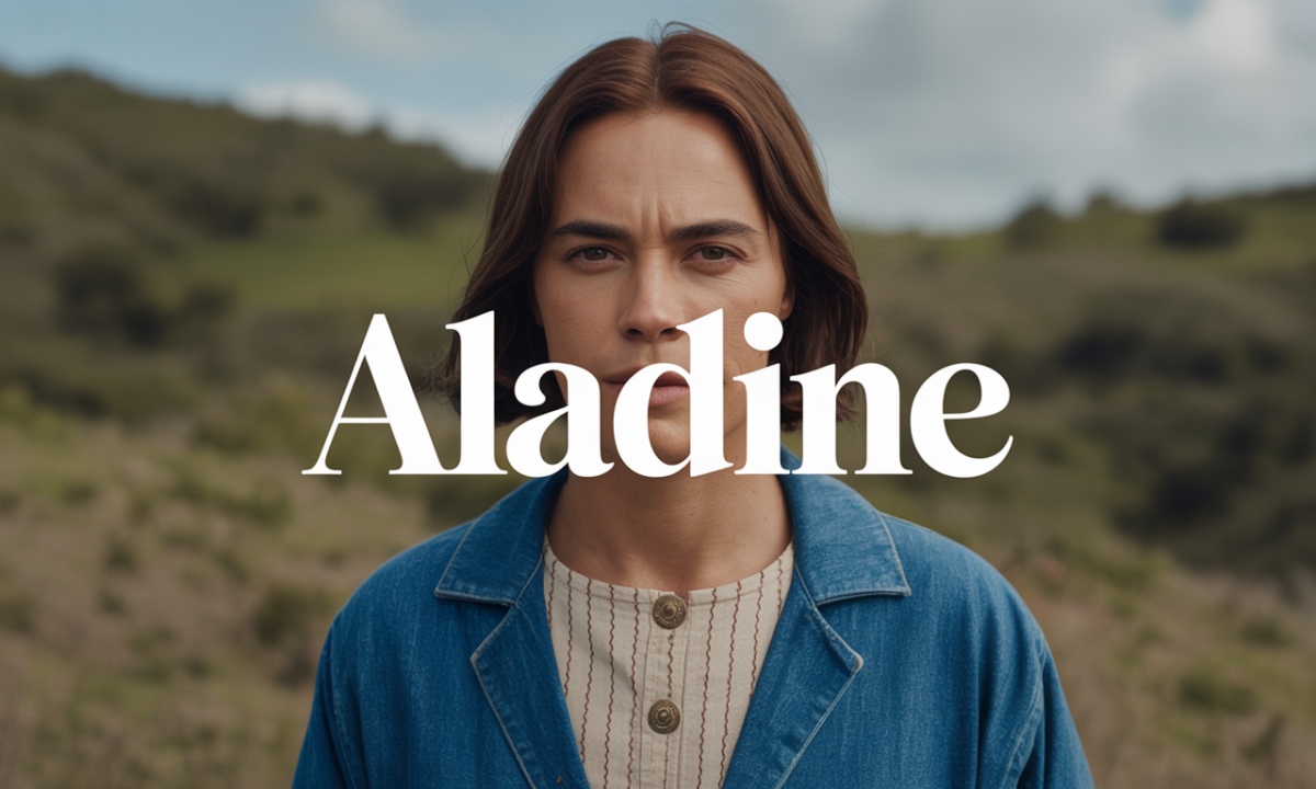 Illustration symbolique liée à l’origine du prénom Aladine