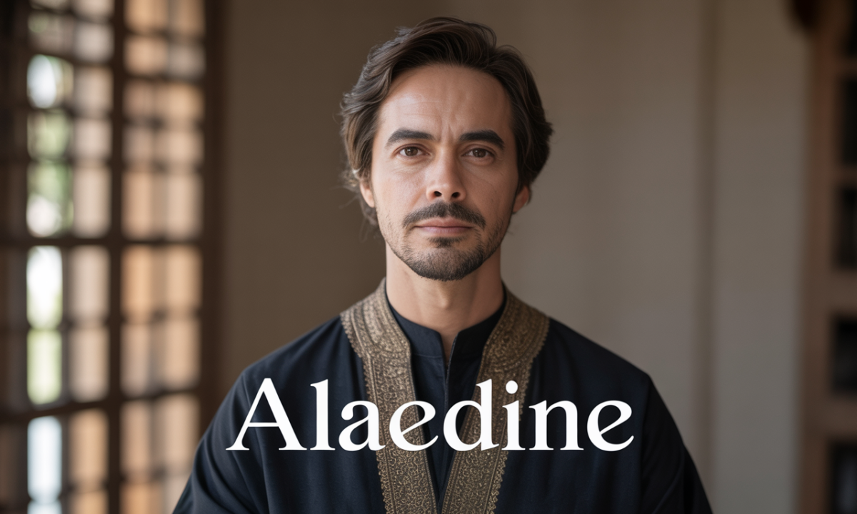Illustration symbolique liée à l’origine du prénom Alaedine