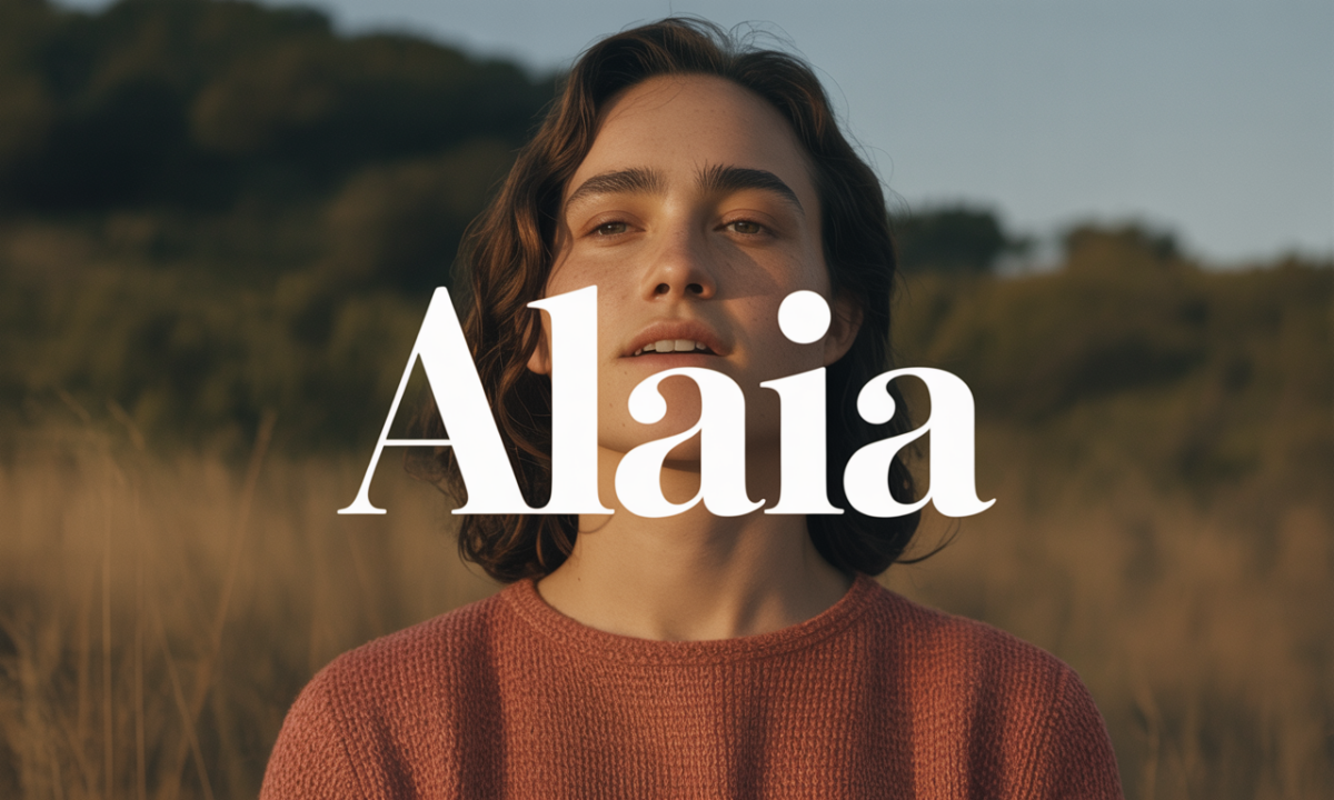 Illustration symbolique liée à l’origine du prénom Alaia