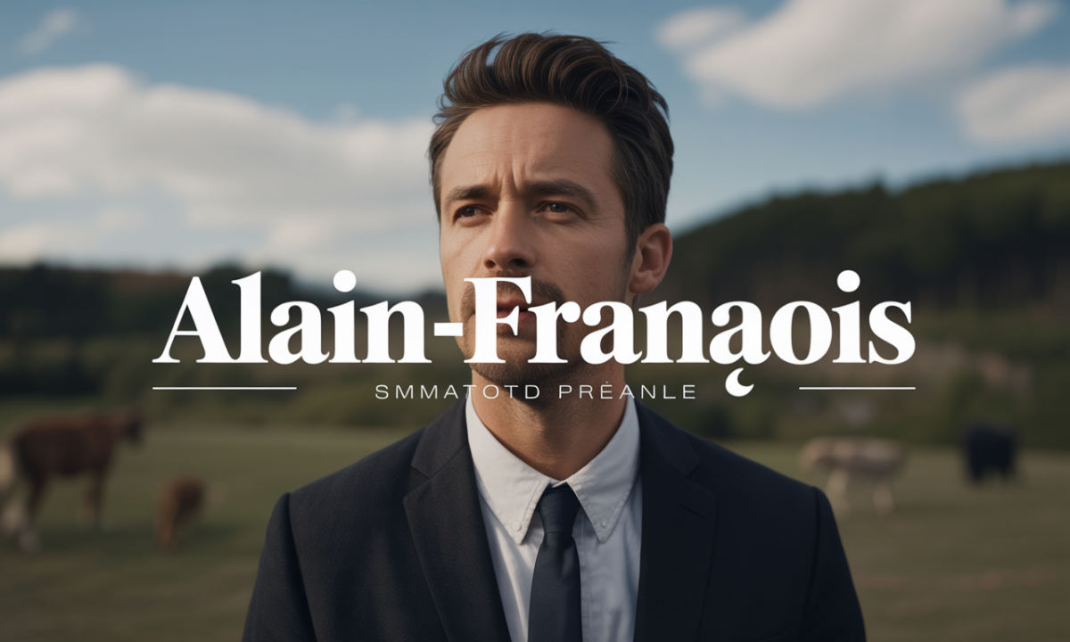 Illustration symbolique liée à l’origine du prénom Alain-franaois