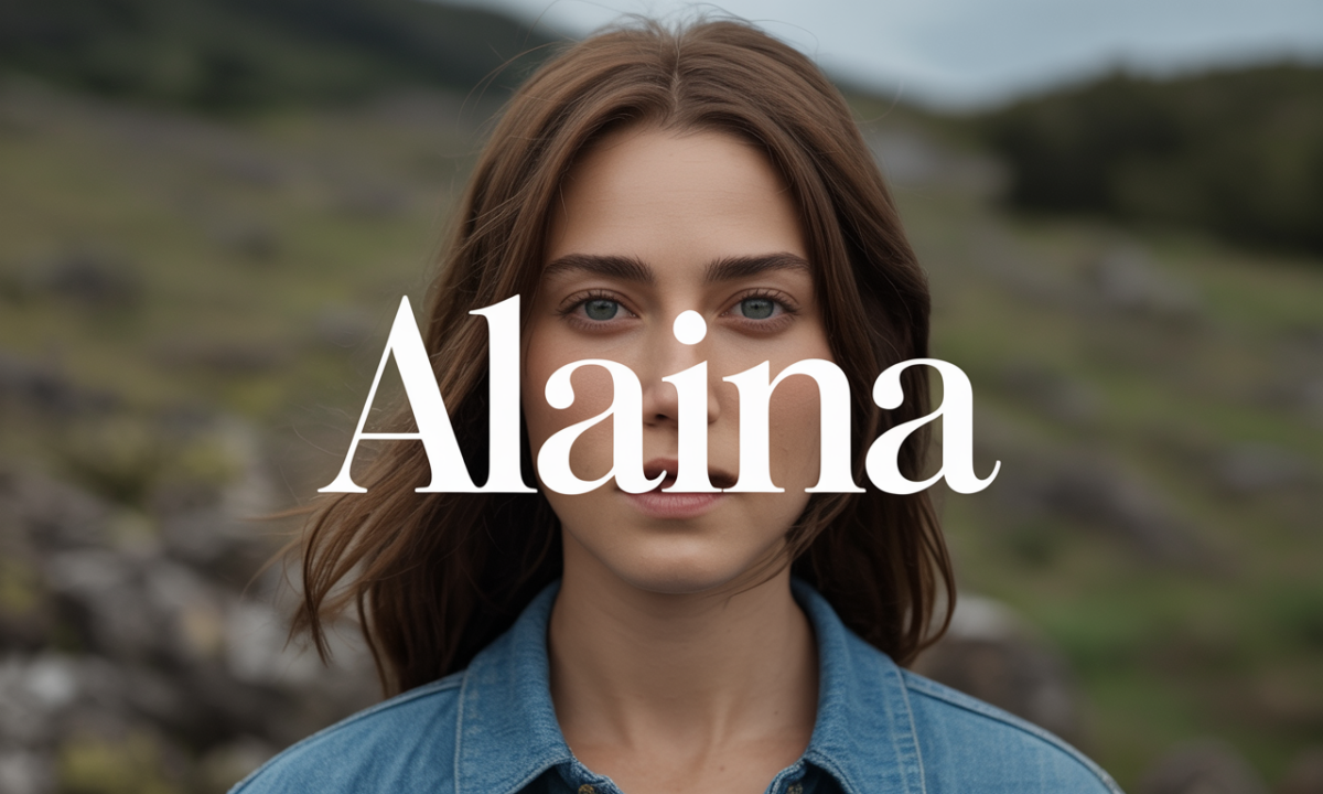 Illustration symbolique liée à l’origine du prénom Alaina