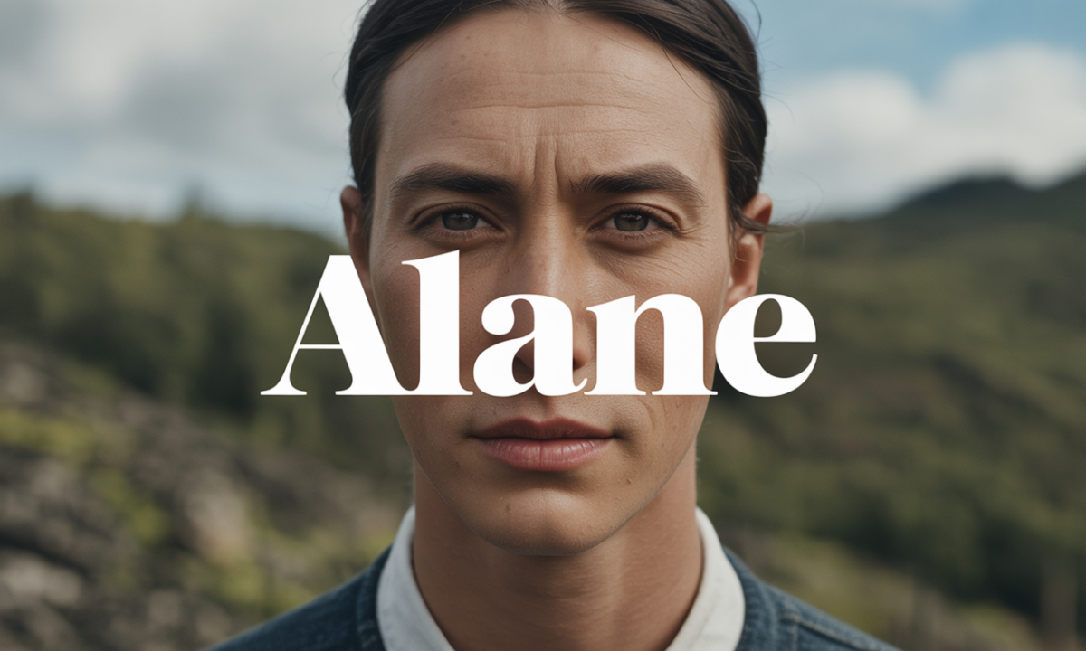 Illustration symbolique liée à l’origine du prénom Alane