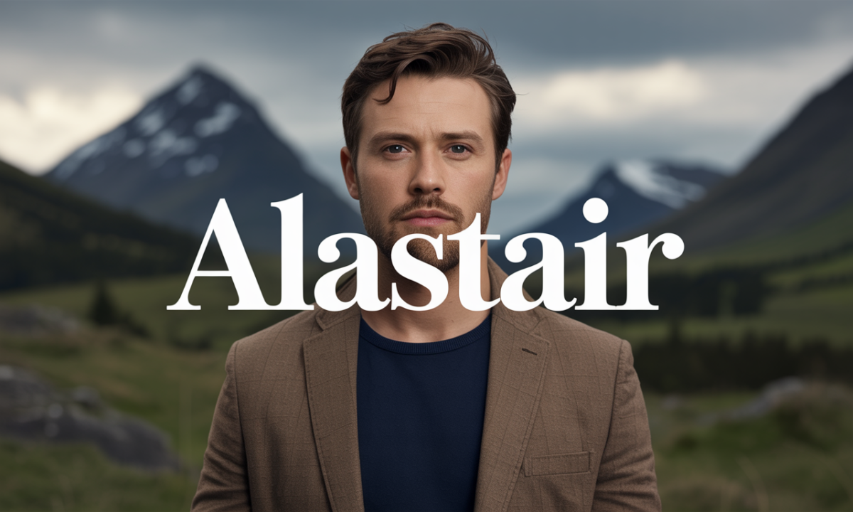 Illustration symbolique liée à l’origine du prénom Alastair