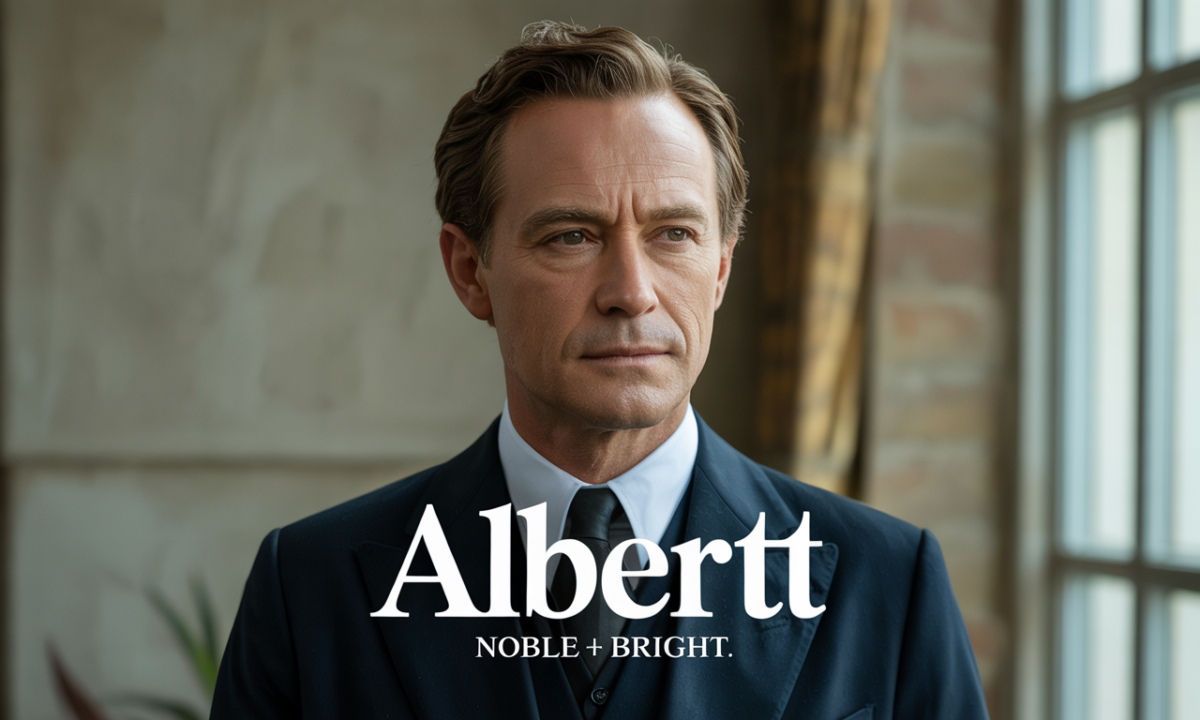 Illustration symbolique liée à l’origine du prénom Albert