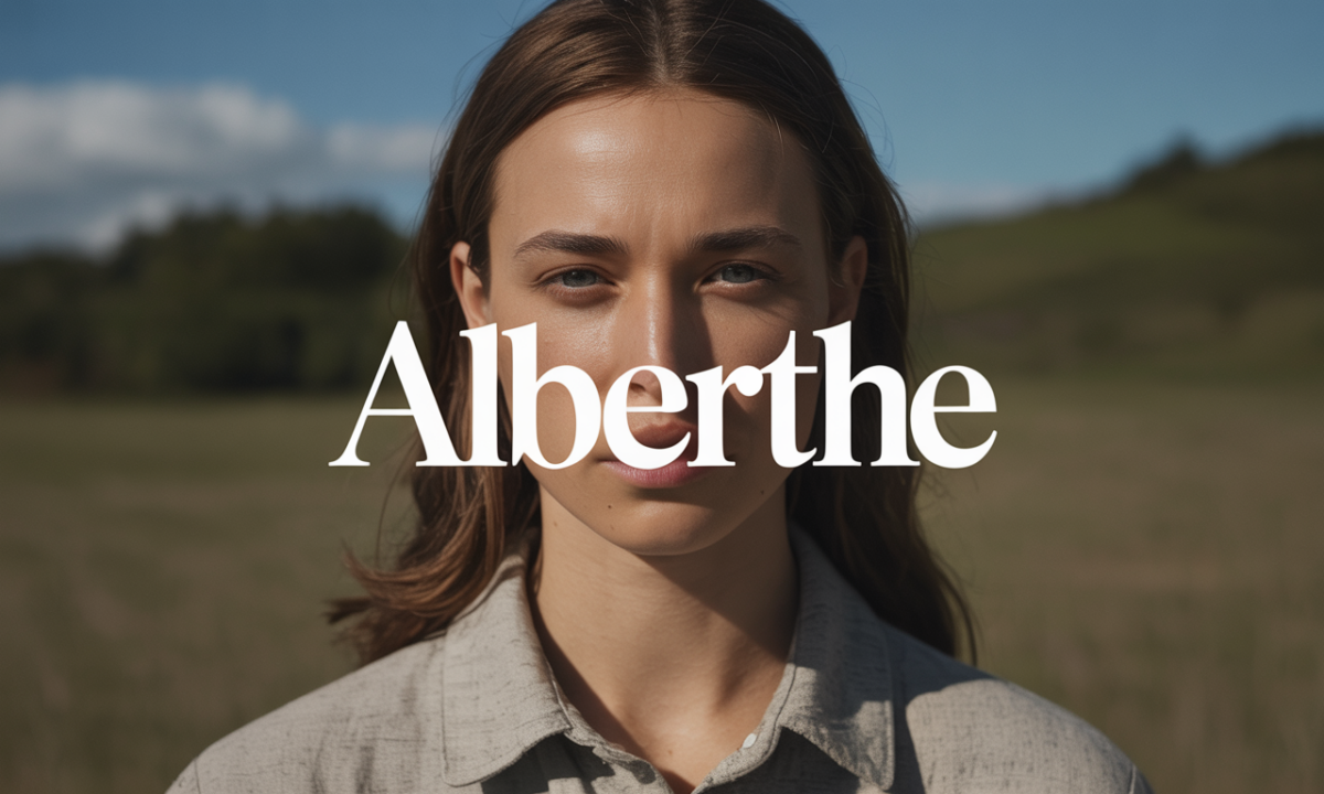 Illustration symbolique liée à l’origine du prénom Alberthe