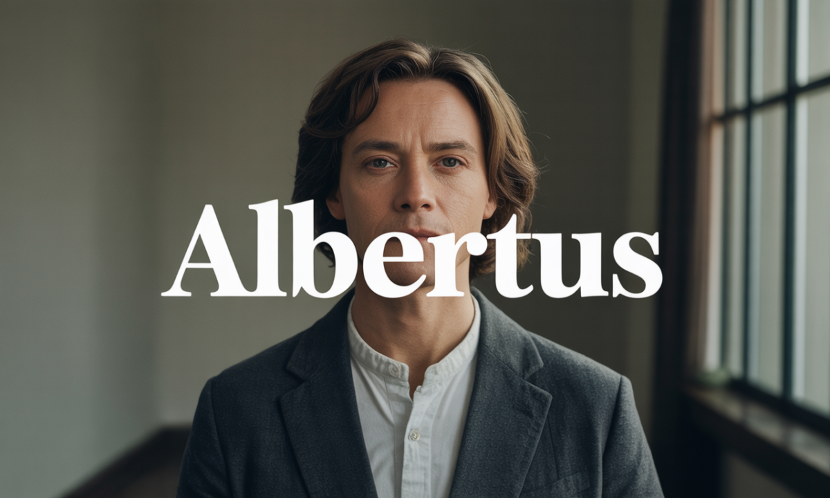 Illustration symbolique liée à l’origine du prénom Albertus