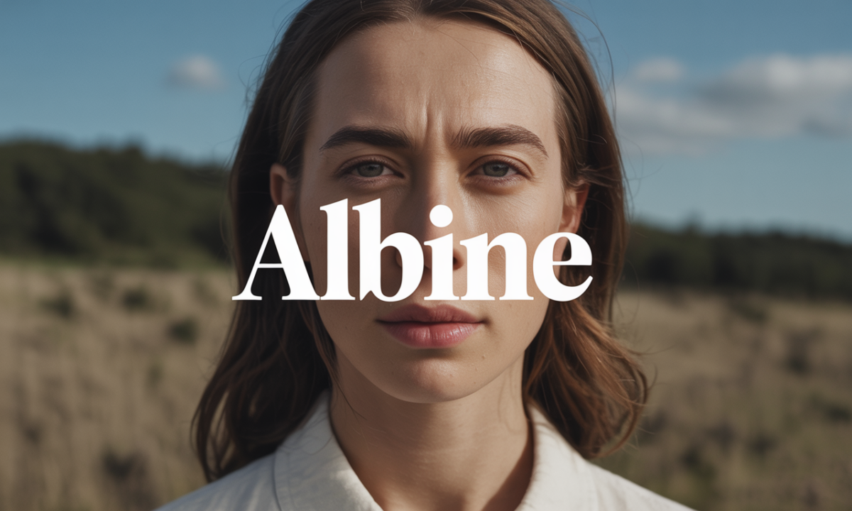 Illustration symbolique liée à l’origine du prénom Albine