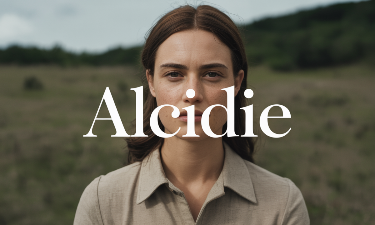 Illustration symbolique liée à l’origine du prénom Alcidie
