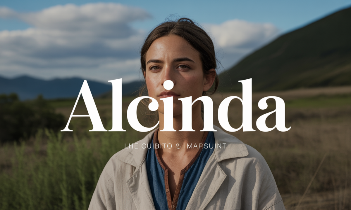Illustration symbolique liée à l’origine du prénom Alcinda