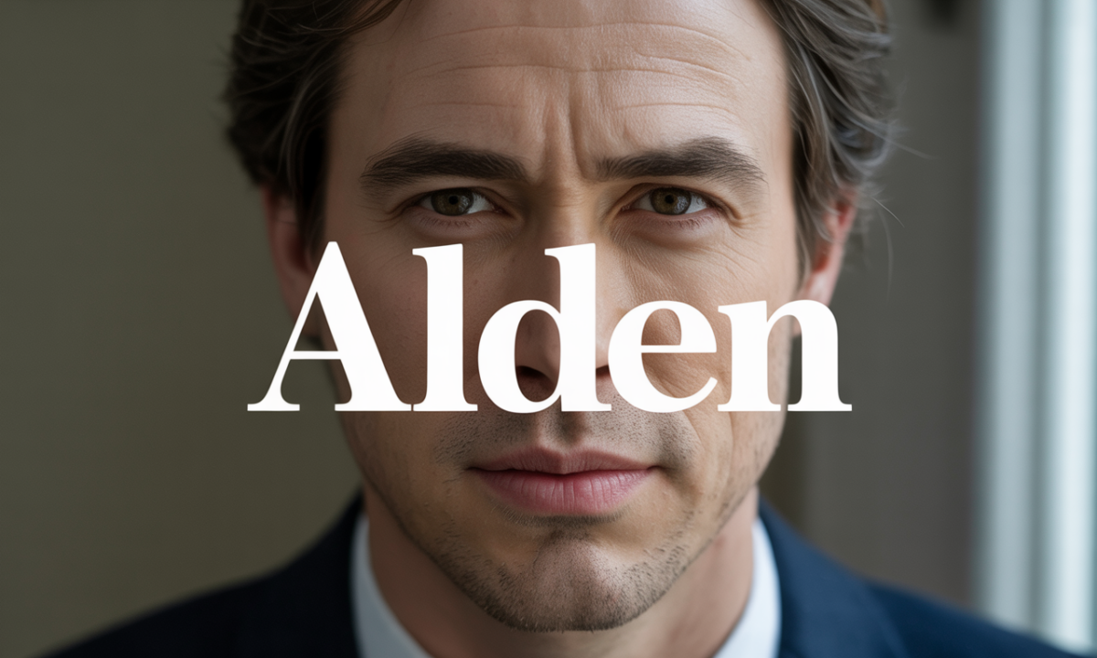 Illustration symbolique liée à l’origine du prénom Alden