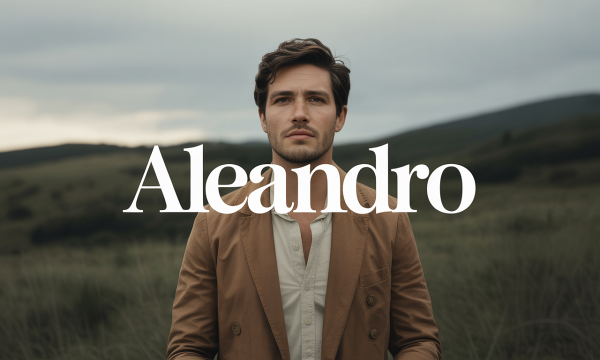 Illustration symbolique liée à l’origine du prénom Aleandro