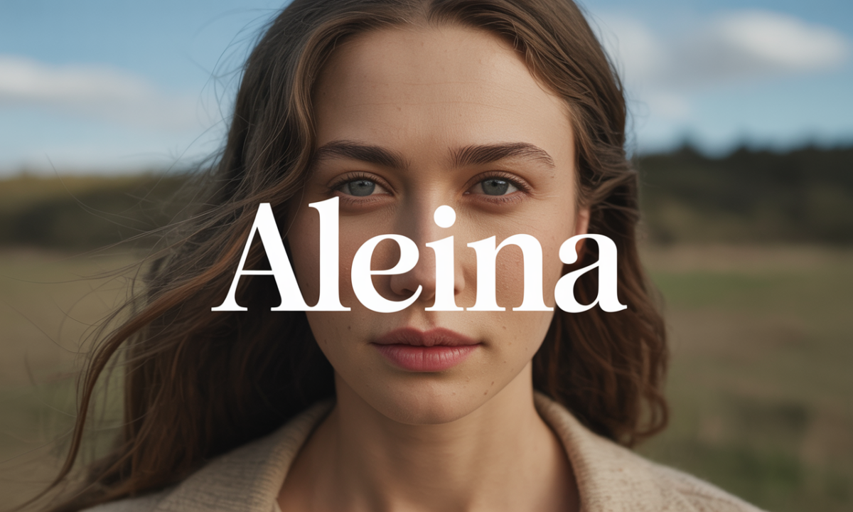 Illustration symbolique liée à l’origine du prénom Aleina