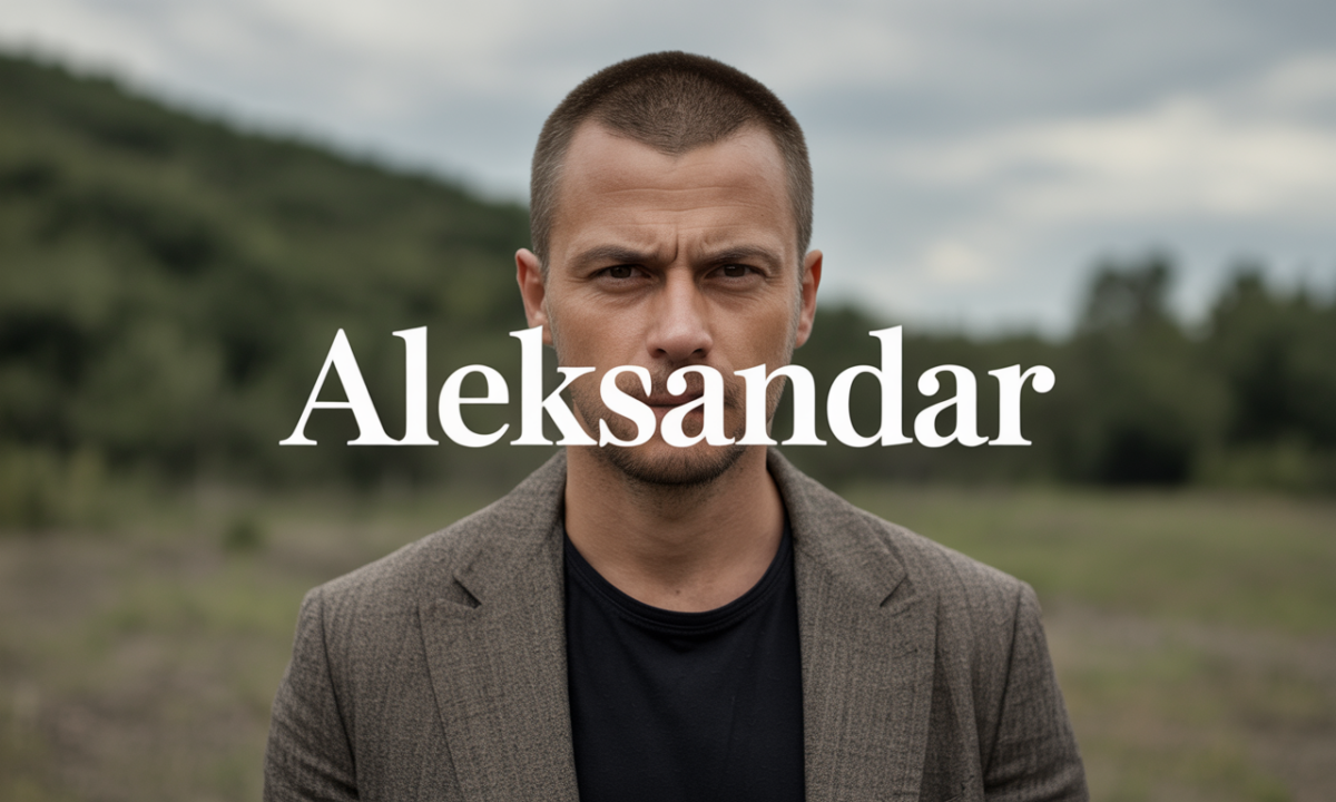 Illustration symbolique liée à l’origine du prénom Aleksandar