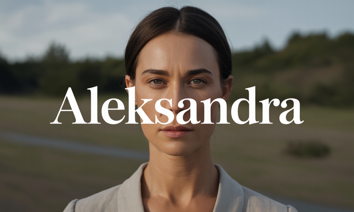 Illustration symbolique liée à l’origine du prénom Aleksandra