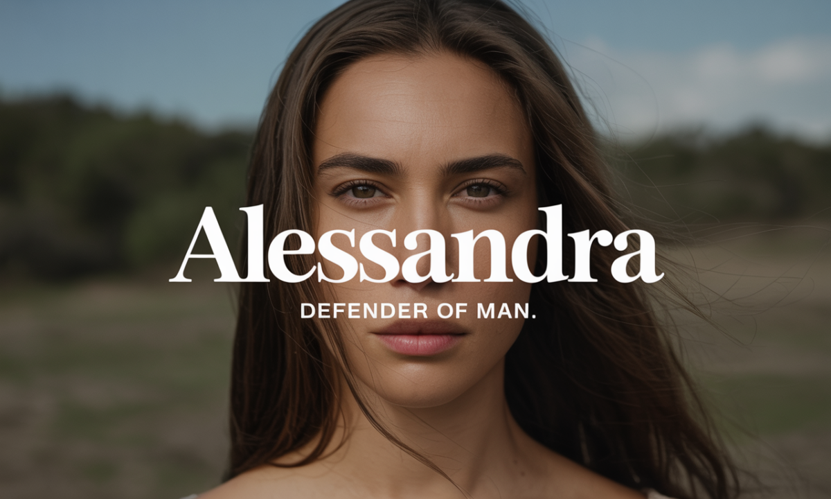 Illustration symbolique liée à l’origine du prénom Alessandra